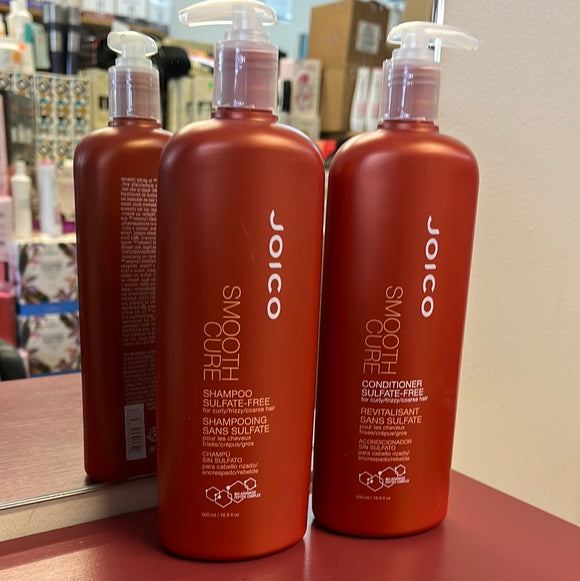 JOICO SMOOTH CURE Shampoo & Conditioner 500ml DUO