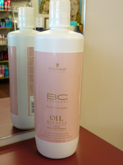 Schwarzkopf Bonacure Oil Miracle Rose Oil Hair & Scalp Shampoo LITRE