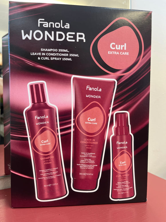 Fanola Wonder Extra Care Curl Gift Set Trio