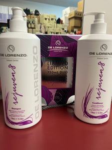 DeLorenzo Rejuven8 Shampoo & Conditioner Pack 2 x 750ml - Coloured Hair DUO