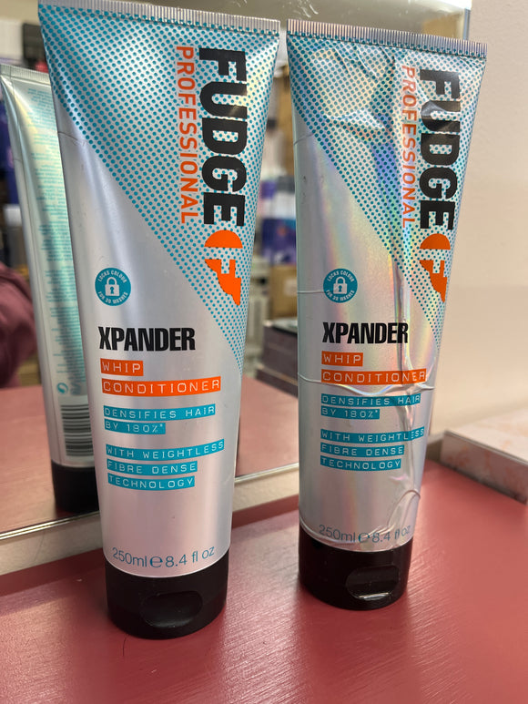 Fudge Xpander Gelee 2x Conditioner both 250ml each FOR ADDED VOLUME only $40 priced to clear