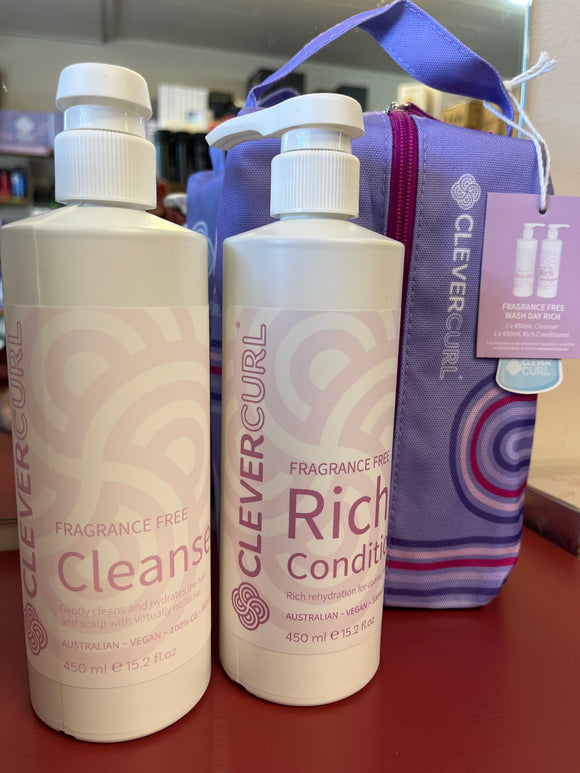 Fragrance Free Clever Curl Wash Day Rich Duo