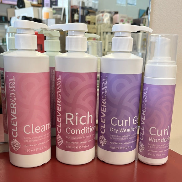 Clever Curl Rich Combo with Dry Weather Gel & Wonderfoam - Combo #3 Bundle deal