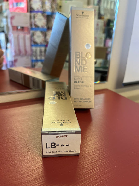 Schwarzkopf Professional BlondeMe Bond Enforcing Lift & Blend Crème Biscuit 2 x Tubes