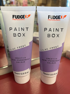 FUDGE PAINT BOX LILAC FROST 2 X tubes all 75ML each Bundle deal