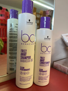 Schwarzkopf Professional Bc Frizz Away Shampoo & Conditioner duo