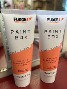 Fudge Paint box Coral Blush 2 X tubes all 75ml each Bundle deal