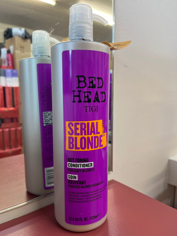 TIGI Serial Blonde CONDITIONER  BIG 970ML DUO WITH PUMP Hydrate & Strengthen