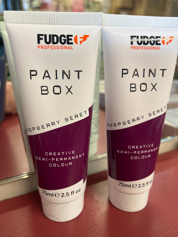 FUDGE PAINT BOX RASPBERRY BERET 2 X tubes all 75ML Bundle deal