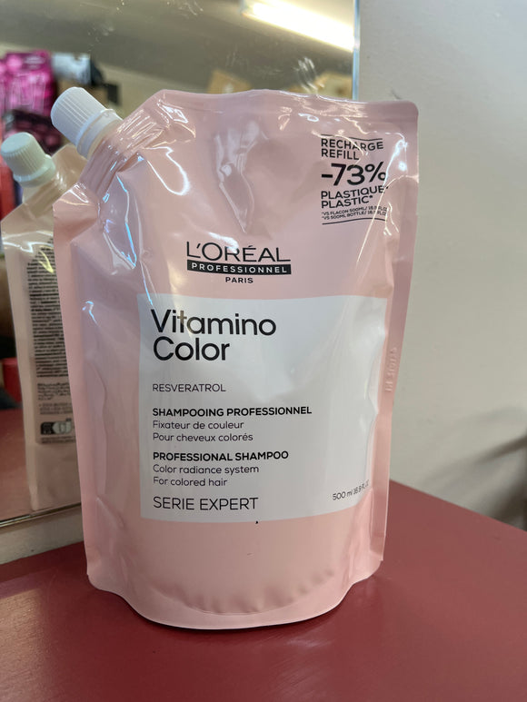 Loreal Vitamino Color shampoo BIG 500ml Refill Pouch