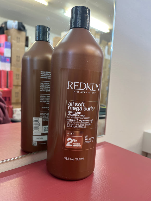 Redken All Soft Mega Curls Shampoo 1x Litre / 1000ml