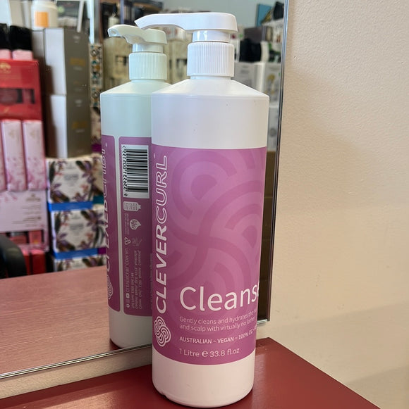 Clever Curl Cleanser litre with a pump