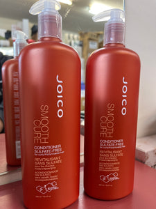 JOICO SMOOTH CURE  X 2 Conditioner 500ML EACH BOTH WITH PUMPS