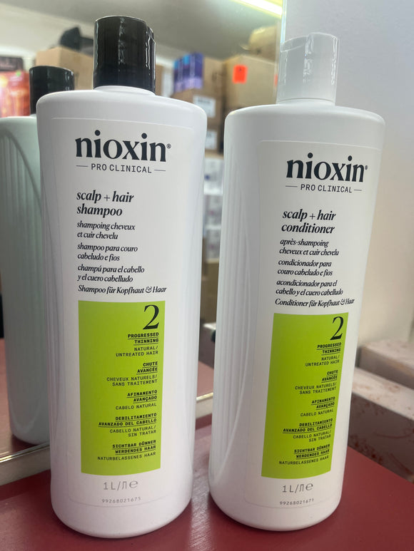 NIOXIN System NUMBER 2 - litre shampoo & conditioner duo – Snipz