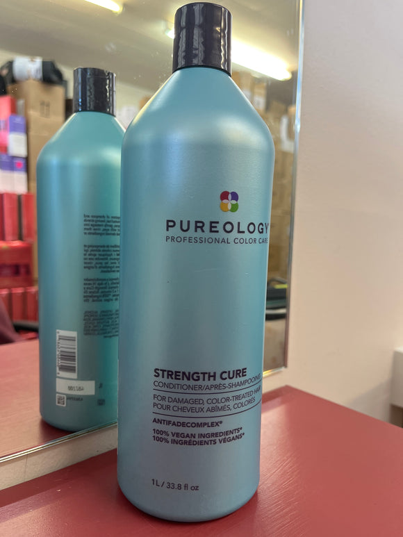 Pureology Strength Cure Conditioner 1x Litre / 1000ml
