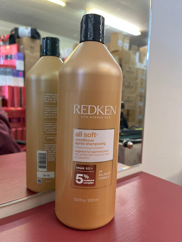 Redken All Soft Argan Oil Conditioner 1x Litre / 1000ml
