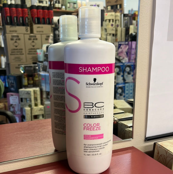 Schwarzkopf BC Color Freeze pH 4.5 Perfect Rich Shampoo LITRE
