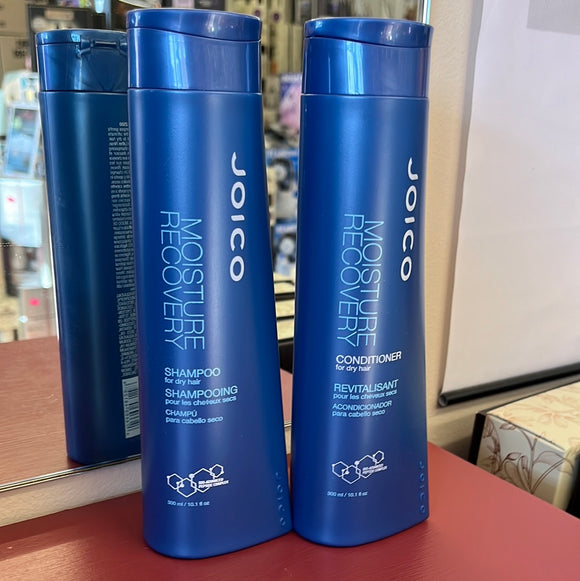 JOICO MOISTURE RECOVERY Shampoo & Conditioner 300ML DUO - -Great for curly hair
