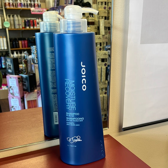 JOICO MOISTURE RECOVERY SHAMPOO 1 LITRE WITH A PUMP - Great for curly hair