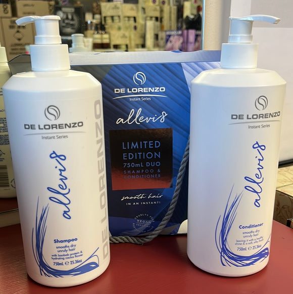 DeLorenzo Allevi8 Shampoo & Conditioner Pack 2 x 750ml - Dry Hair DUO