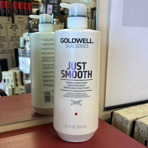 Goldwell Dualsenses 1LITRE Just Smooth Taming CONDITIONER + PUMP