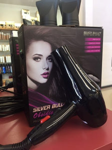 Silver Bullet Obsidian Hair Dryer - Black
