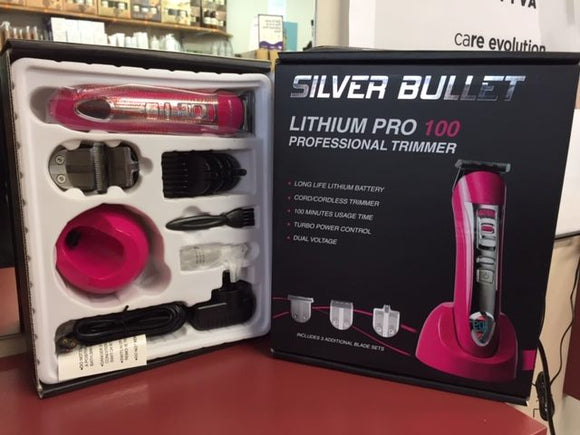 SILVER BULLET Lithium Pro 100 Trimmer - Pink
