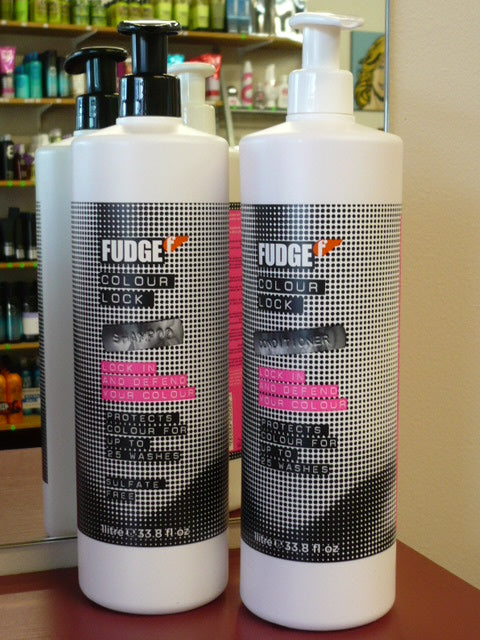 FUDGE Colour Lock SHAMPOO & CONDITIONER LITRE DUO