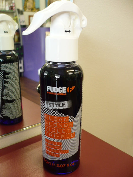 Fudge Clean Blonde Violet Tri Blo spray 150ML - AMAZING BLONDE TONER –  Snipz Hair & Tanning