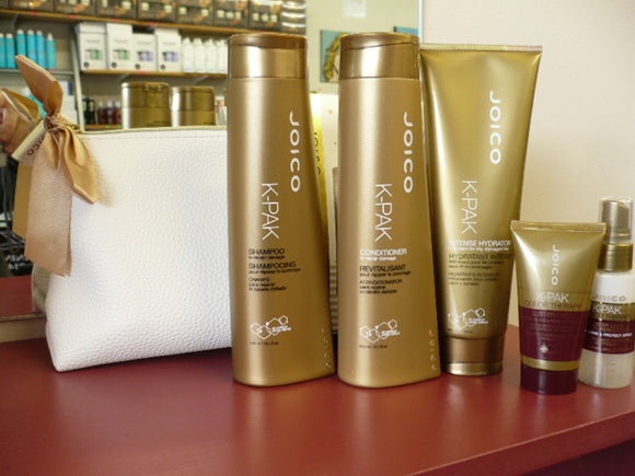 Joico K-Pak 5 Piece Deluxe Gift Pack 5 PRODUCTS - PLUS QUALITY MAKE UP BAG