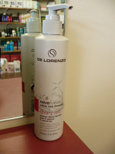 De Lorenzo Novafusion Coloour Care Shampoo Cherry Red 250ML