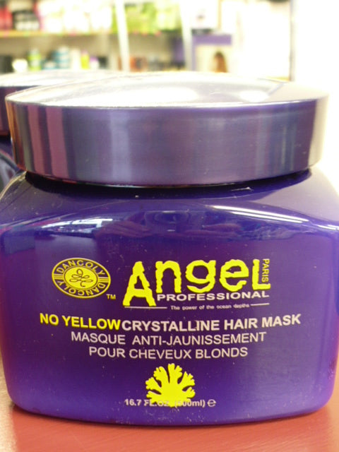 Angel Paris Professional NO YELLOW Crystalline Hair Mask BLONDE TONER BIG 500ml