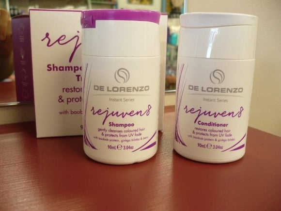 DeLorenzo Rejuven8 Shampoo And Conditioner Duo Pack TRAVEL SIZE