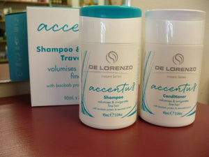 DeLorenzo Accentu8 Shampoo And Conditioner Duo Pack TRAVEL SIZE