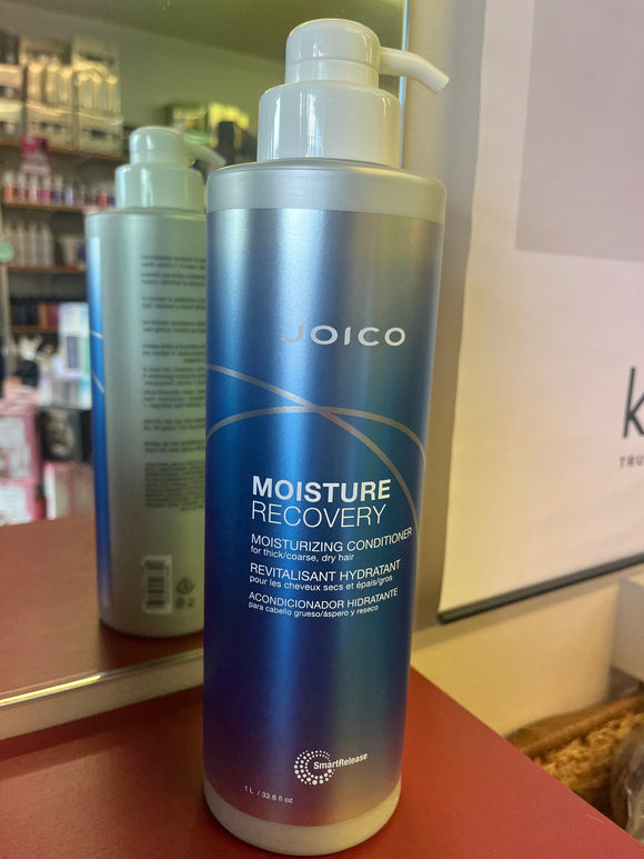 JOICO MOISTURE RECOVERY Conditioner 1 X LITRE WITH A PUMP - Great for curly hair