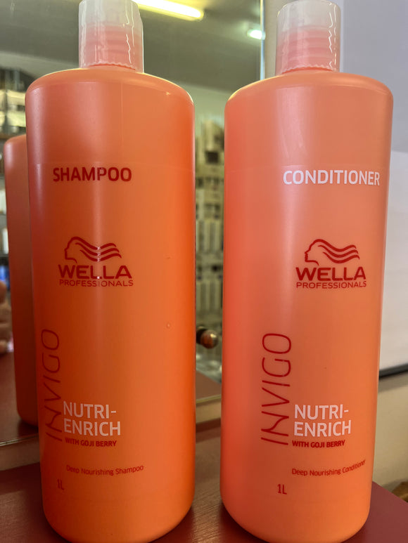 Wella Professional Enrich shampoo and conditioner DUO BOTH 1 LITRE EACH